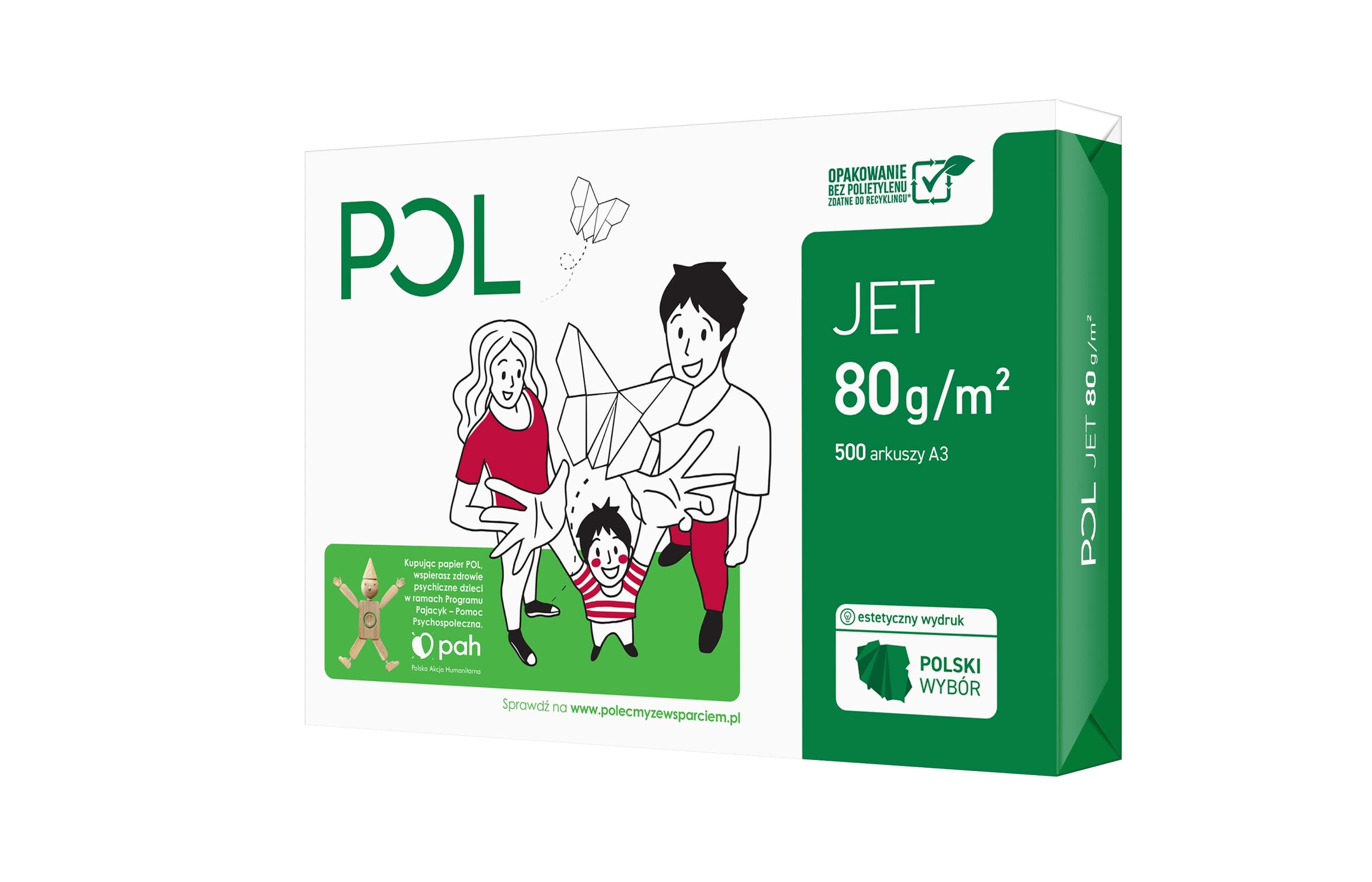 Papier ksero Pol Jet  A3/80g